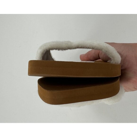 Stuart Weitzman Women's Cammy Shearling Slide Sandals 5B US - Picture 7 of 9